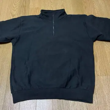 Nautica 빈티지 컬렉션 블랙 하프 지퍼