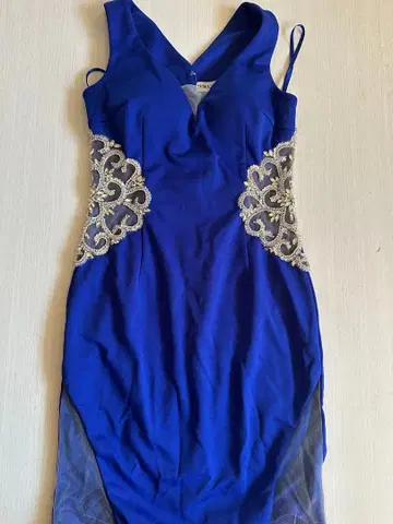 Jewels 미니 드레스 비쥬