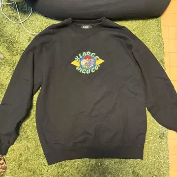 XLARGE 블랙 맨투맨 L 사이즈