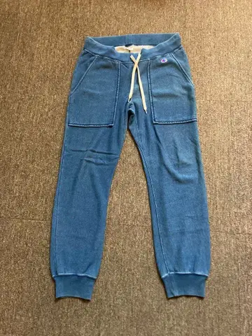 Champion 리버스 스웨트 팬츠 인디고 L 사이즈