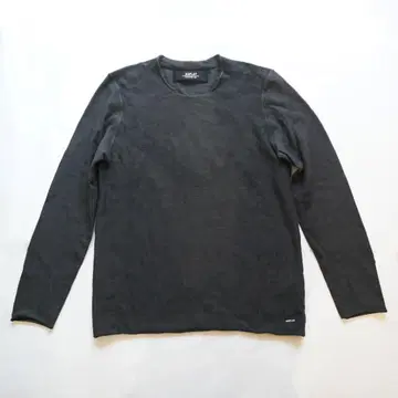 REPLAY 리플레이 다크 그레이 얇은 소재 니트 스웨터