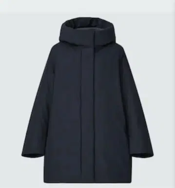 클리닝 완료 UNIQLO 하이브리드 다운 숏코트 네이비 S