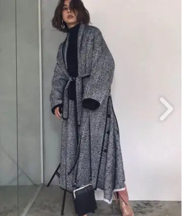 아메리빈티지 헤링본 롱 코트