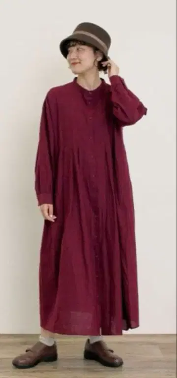 SamanthaCross x Linen 턱 원피스