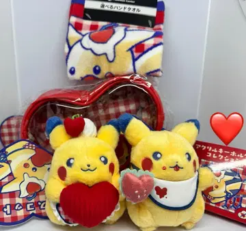 포켓몬 센터 한정판 피카츄 다이너 5세트 햄버거 마스코트