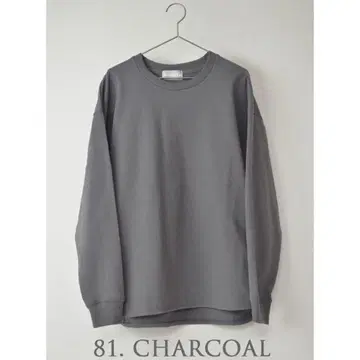 별관 (베탁) / 1턱 슬릿 티셔츠 차콜