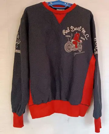 TEDMAN 테드맨 RED DEVIL M.C. 맨투맨 트레이닝복