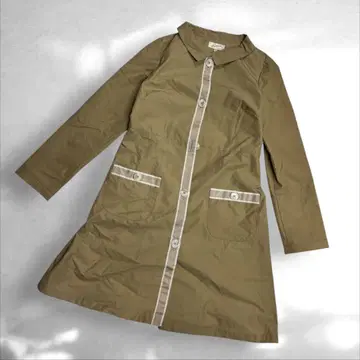 키타무라 모토마치 셔츠 원피스 버튼 다운 롱 셔츠 베이지 M ( C4