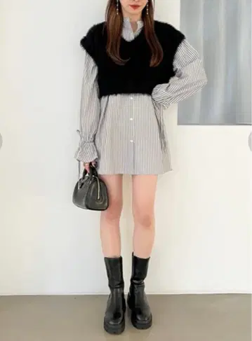 셔츠 블라우스 니트 베스트 SET 튜닉 Heather 헤더