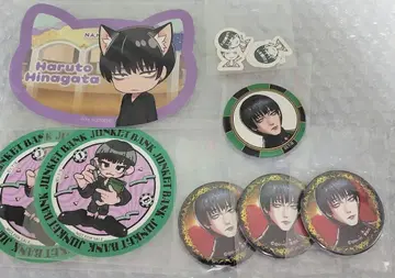 장켓뱅크 히나카타 하루토 굿즈 모음 캔뱃지 코스터 플레이크 씰