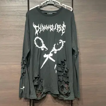 딤모아르 데미지 롱 T셔츠