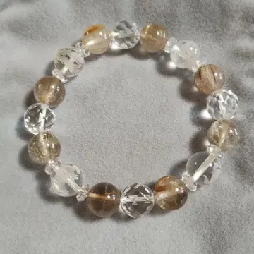 루틸 쿼츠 사신 조각 수정 팔찌