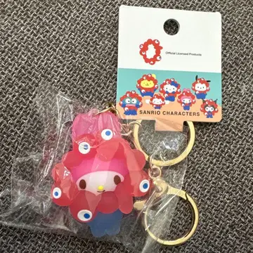 박람회 산리오 미야쿠미야쿠 변신 키링 마이멜로디 클리어