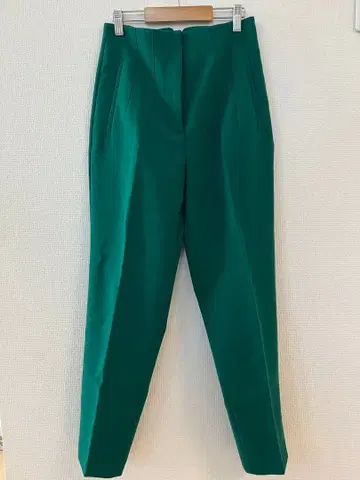ZARA 그린 테이퍼드 팬츠 S