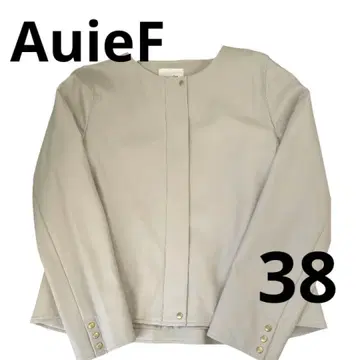 AuieF 아위이에프 노카라 자켓 38 라이더 그레디 브릴리언트