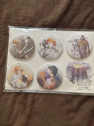 약속의 네버랜드 체험 뮤지엄 캔 배지 세트