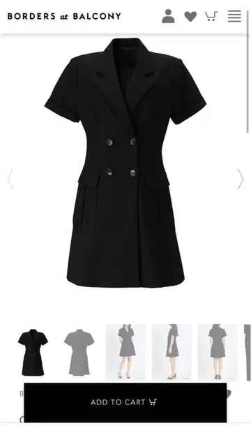 borders at balcony 자켓 원피스 36