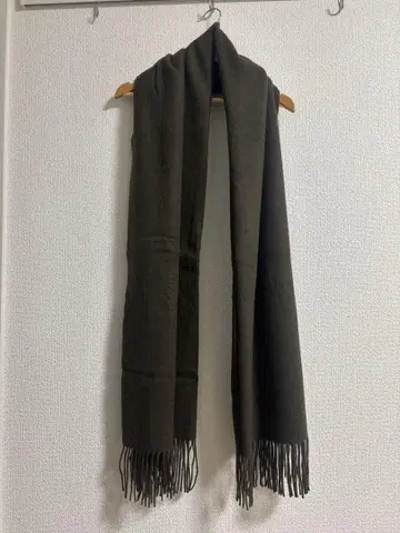 캐시미어 100% 다크 그린 머플러