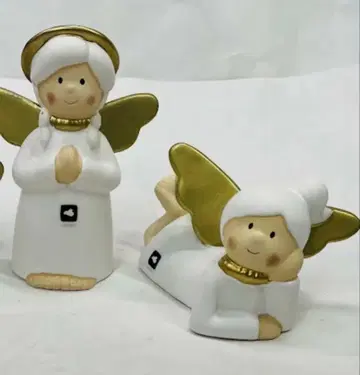 LEONARDO (레오나르도) 엔젤 피규어 (화이트 골드) 2개