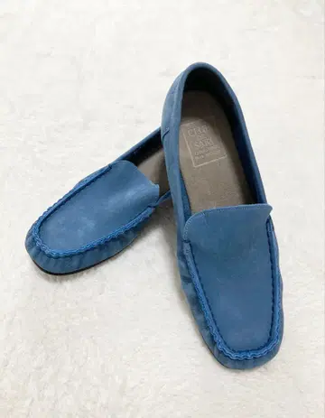 CLUB DE SAKI 천연 가죽 모카신 신발 24cm