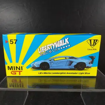 MINIGT 리버티 워크 [ 람보르기니 아 벤타도르 ] (스카이블루)