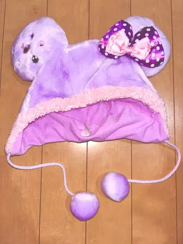 디즈니 팬캡 미니 보라색