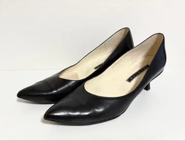 새상품급! YOSHITO 블랙 가죽 펌프스