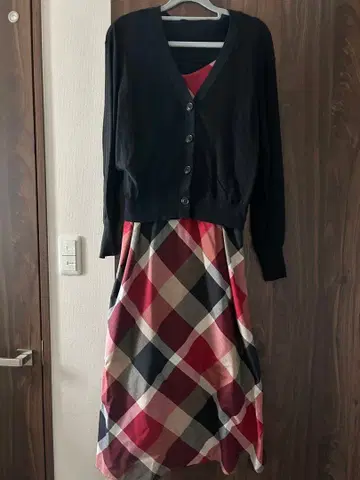 블루 레이블 BLUE LAB 가디건 원피스 셋업 사이즈 38