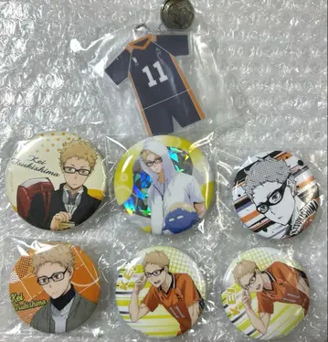 하이큐 츠키시마 케이 캔뱃지 아크릴 참