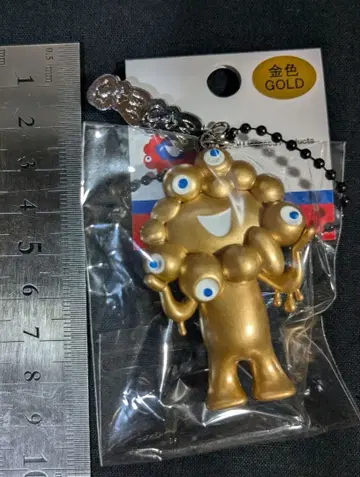 오사카 엑스포 2025 미미크 키홀더 금 골드 입체