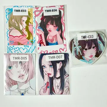 웹폰 타모리 C상 D상 E상 5종 세트 아크릴 키링 스티커 폴라로이드