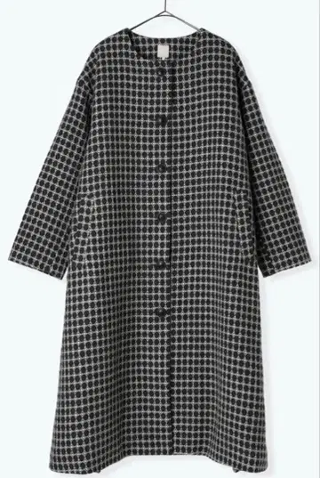 츠하루 바이 사만사 모스모스 코트 비슈 울 코트 자카드