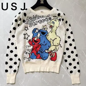 USJ 유니버셜 세서미 스트릿 레어 니트