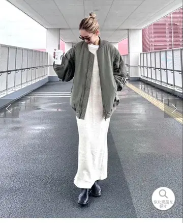 CIAOPANIC TYPY 울 혼방 크루넥 원피스