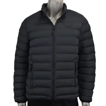 EA7 EMPORIO ARMANI 러버 로고 에코 다운 자켓 블루종