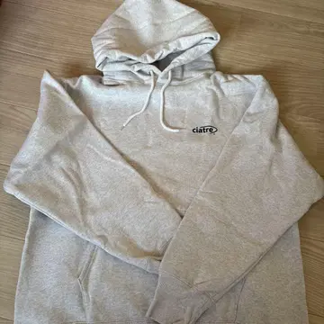 ciatre 그레이 후드 부착 후드티