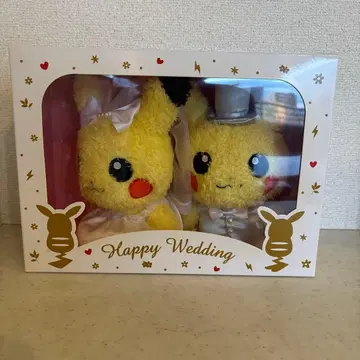 Pokemon 피카츄 wedding 결혼식 봉제 인형