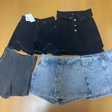 SHEIN K-스타일 미니 스커트 숏 팬츠 5세트