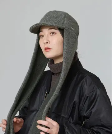 오버라이드 BOA WINTER SCARF CAP 보아 캡 그레이