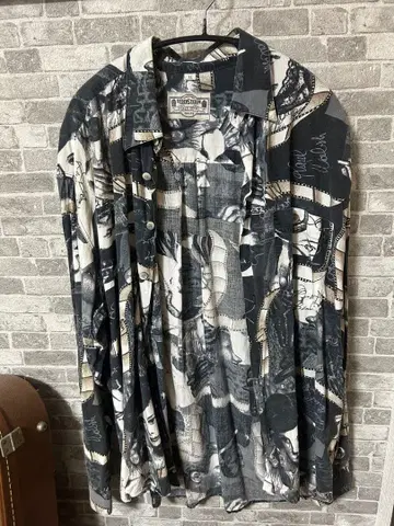 SEIDENSTICKER 영화 프린트 XL 긴팔 셔츠