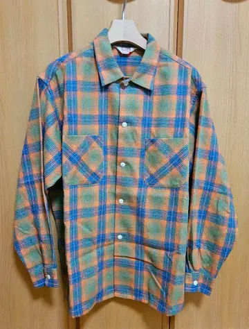 Dan River 플란넬 체크 플란넬 셔츠