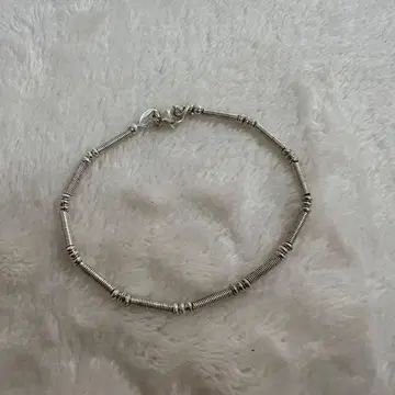실버 925 각인 스프링 디자인 팔찌 5g