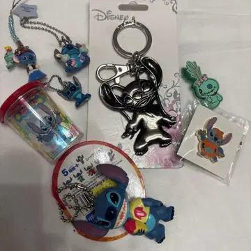 스티치 참 키링 여러가지