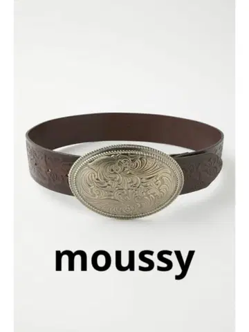 moussy 마우지 OVAL BUCKLE 버클 벨트