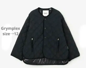 Grymplex 퀼팅 다운 자켓 블랙 12