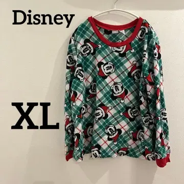 Disney [ XL ] 디즈니 체크 무늬 미키 미니 크리스마스