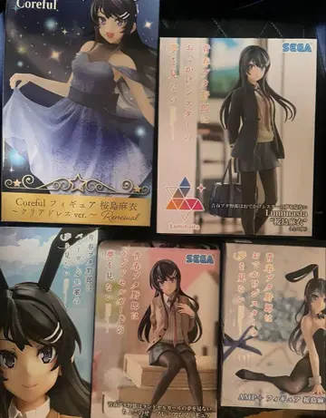 사쿠라지마 마이 린넨 프라이스 피규어 5종 세트