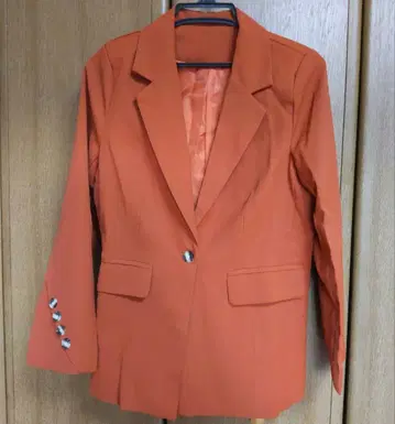 오렌지 테일러드 자켓
