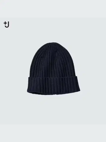유니클로 +J 캐시미어 니트 캡 네이비 유니클로 질 샌더