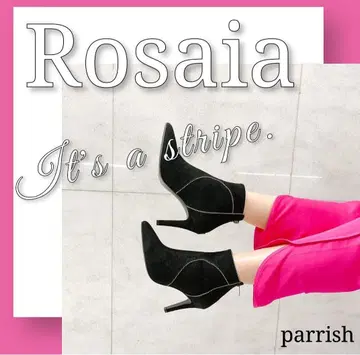 블랙 스웨이드 부티 하이힐 스틸레토